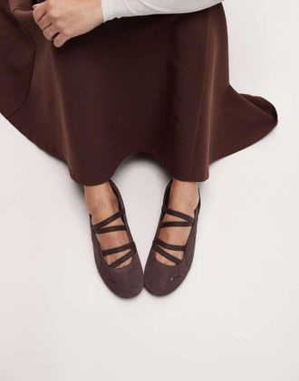 Puma Speedcat - Ballerine pitonate marrone cioccolato