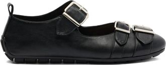 Simone Rocha Ballerine con doppia fibbia - Nero
