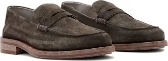 AllSaints Bloom Convertible Penny Loafer in Dark Brown at Nordstrom, Size 13