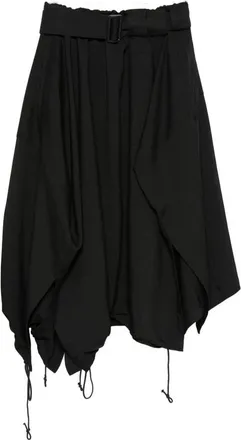 Yohji Yamamoto Rokken, Dames, Zwart, S, Ks 1336 Rok