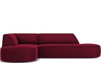 CXL by Christian Lacroix 4-Sitzer Designer Ecksofa Charles mit Ottomane rechts - Samtbezug
