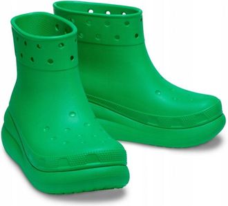 OEM Botas De Lluvia Crocs Classic Crush 207946 M9 I Eu 4243 I W11 Verde Hierba