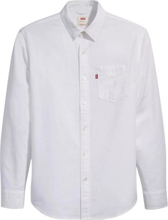 Levi's Casual Shirts, male, White, Size: 2XL Sunset One Pocket Standard Fit Shirt