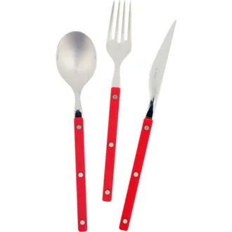 Vietri Pastello 3-Piece Place Setting in Red at Nordstrom