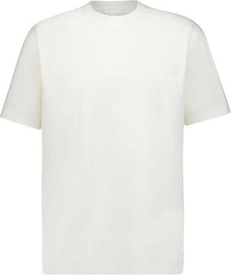 Yohji Yamamoto Regular T-shirt met korte mouwen - Heren - T-shirts - Beige - M - Katoen - Tops