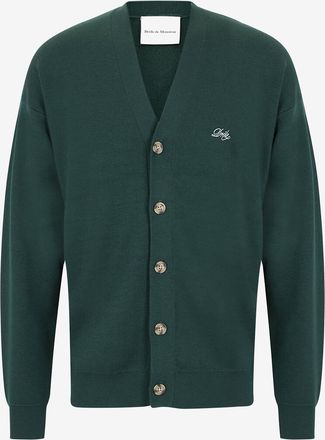 Drôle de Monsieur Geknöpfter Wollcardigan mit V-Ausschnitt Le Cardigan Drôle