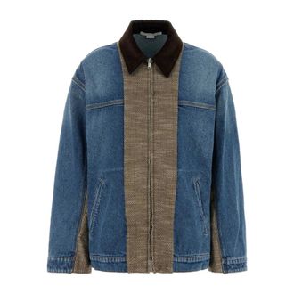 Stella McCartney Jassen, Dames, Blauw, S, Denim, Klassiek Denim Jack
