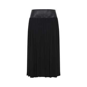 Alaia Black Midi Skirt