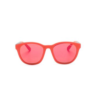Emporio Armani Ek4001 Clip-On Sunglasses - male - Emporio Armani - Sunglasses - Orange - 47 MM - Accessories
