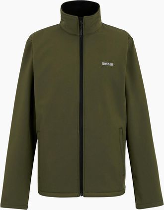Regatta Mens Regatta Mens Cera V Wind Resistant Soft Shell Jacket - Green - Size: 46/Regular