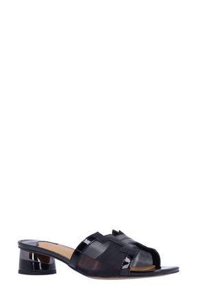 J. Rene&eacute; Amorra Slide Sandal in Black at Nordstrom, Size 6.5