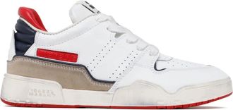 Isabel Marant Witte Emree Panel Sneakers - Dames - Sneakers - Veelkleurig - 35 EU - Leer - Schoenen