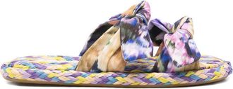 Zimmermann carrousel linnen platte sandalen