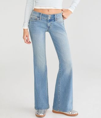 A&eacute;ropostale Super Low-Rise Flare Jean