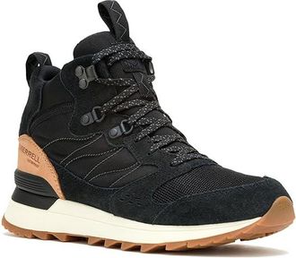 Merrell Alpine 83 Sneaker Recraft Mid Waterproof Womens Boots Black : 8 M, Leather/Mesh/Suede