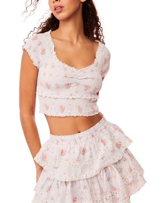 LoveShackFancy Loveshackfancy Cambron Top