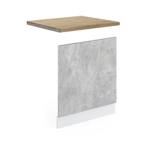 Vicco Panel Frontal R-line, Hormig&oacute;n, 60 Cm, Et Roble Vicco