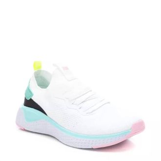 Xti Womens Lace-Up Sneakers In White