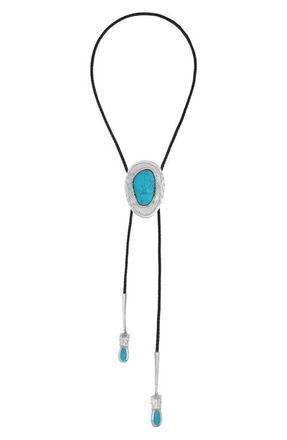 Petit Moments Dolly Bolo Tie Necklace in Turquoise at Nordstrom