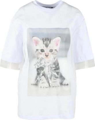 Msgm Womens T-shirt - White