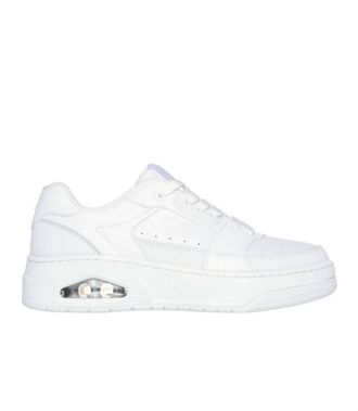 Skechers Womens Uno Court-Courted Shoes In White