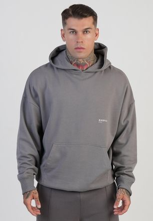Siksilk Sudadera con Capucha Gr&aacute;fica Gris para Hombres XXL