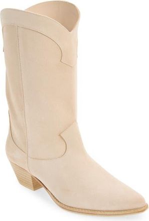Freda Salvador Loretta Western Mid Shaft Boot in Sahara Suede at Nordstrom, Size 6.5