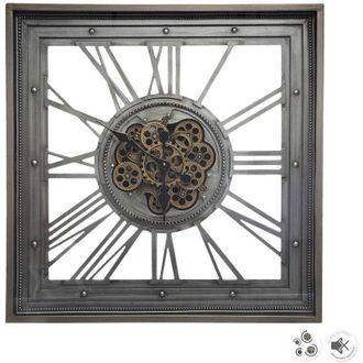Atmosphera Atmosphera - Reloj m&eacute;canisme - Metal 80 X 80 Cm Cr&eacute;ateur DInt&eacute;rieur