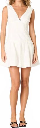 Nia Cabaello Mini Dress In White