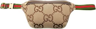 Gucci Pre-owned Gucci Jumbo GG Canvas Web Belt Bag Ladies TXDWHYXLUJG7I899