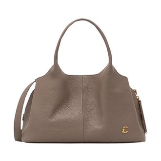 Coccinelle Hobo Tas - Dames - Handtassen - Beige - ONE Size - Leer - Tassen
