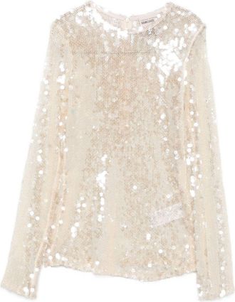 Semicouture Sequined Top-Donna