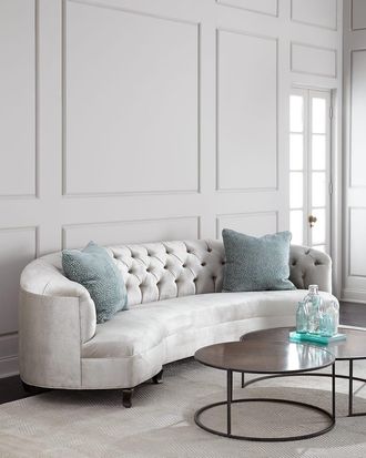 Haute House Home Monroe Tufted Sofa, 114