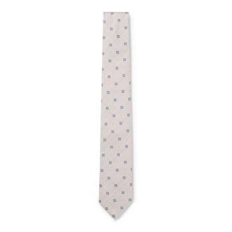 BOSS ONE Jacquard-pattern tie in silk