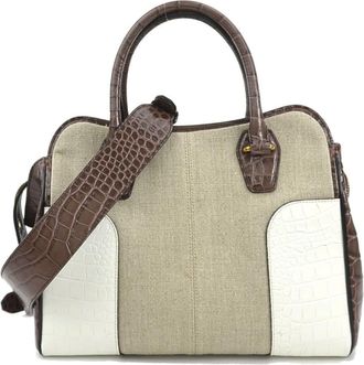 Tod's Tods Canvas Brown Handbags