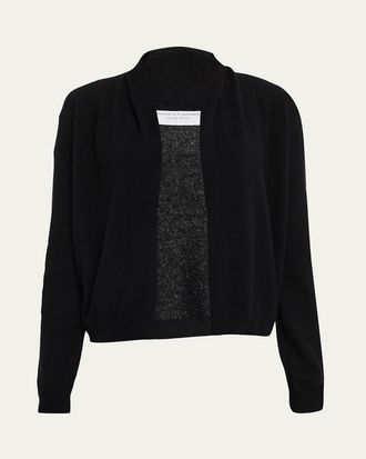 Majestic Filatures Cashmere Open-Front Cardigan