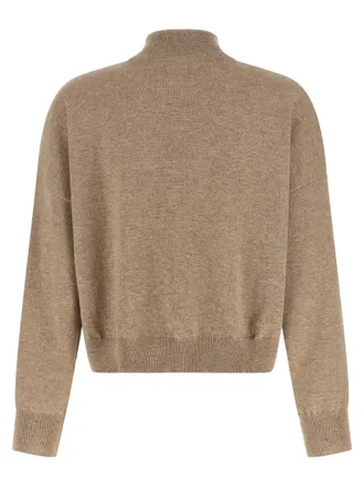 Brunello Cucinelli Womens Beige Cashmere Cardigan Clothing