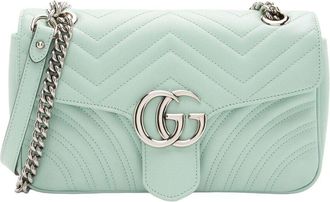 Gucci Matelass&eacute; Gg Marmont Medium Flap Bag (Authentic Pre-Loved)