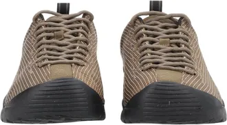 Keen Brown Grid Pattern Lace-Up Sneakers