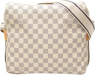 Louis Vuitton Pre-owned Cross Body Bags, female, White, Size: ONE SIZE Pre-owned Fabric Crossbody Bag