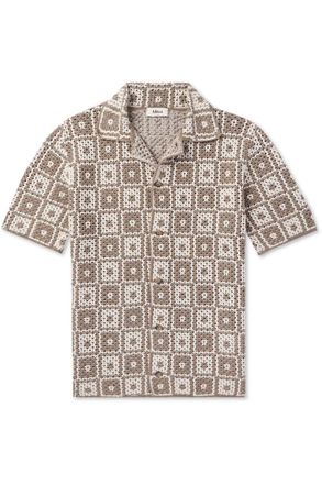 Altea Crocheted Cotton Shirt