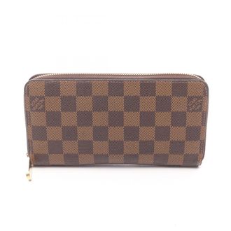 Louis Vuitton Brown Damier Canvas Coated Canvas Long Wallet (Bi-Fold) (Pre-Owned)