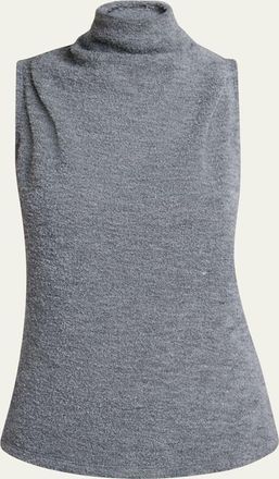 Proenza Schouler Cynthia Wool Jersey Sleeveless Turtleneck