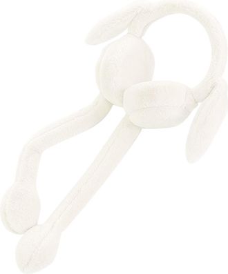 Generic Unisex Bunny Ear Warmers - Cute Rabbit Earmuffs for Winters/Outdoor - Furry Headbands (White, One Size)
