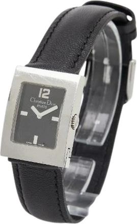 Dior Pre-owned Watches, female, Gray, Size: ONE SIZE Pre-owned Maris Stainless Steel Quartz