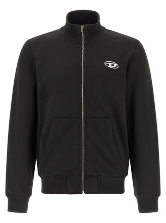 Diesel Black Zip-Up Sweatshirt