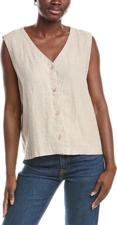 Eileen Fisher Plus Linen Vest