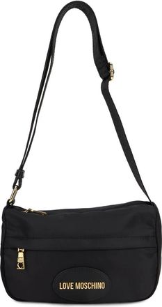 Love Moschino Schoudertas met logo - Dames - Schoudertassen - Zwart - ONE Size - Polyester - Tassen