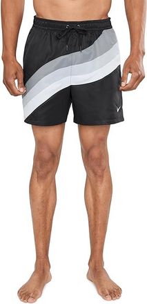 Nike Breaker Wave 5 Brief Lined Volley Mens Swimwear Black : 2XL, Polyester