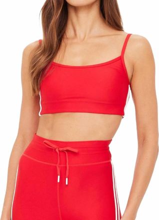 The Upside Oxford Hutton Scoop Bra In Cherry